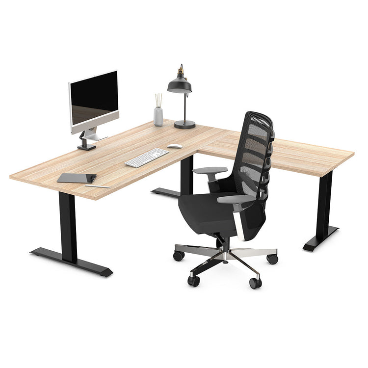 Desky Zero Laminate L-Shape Office Desk