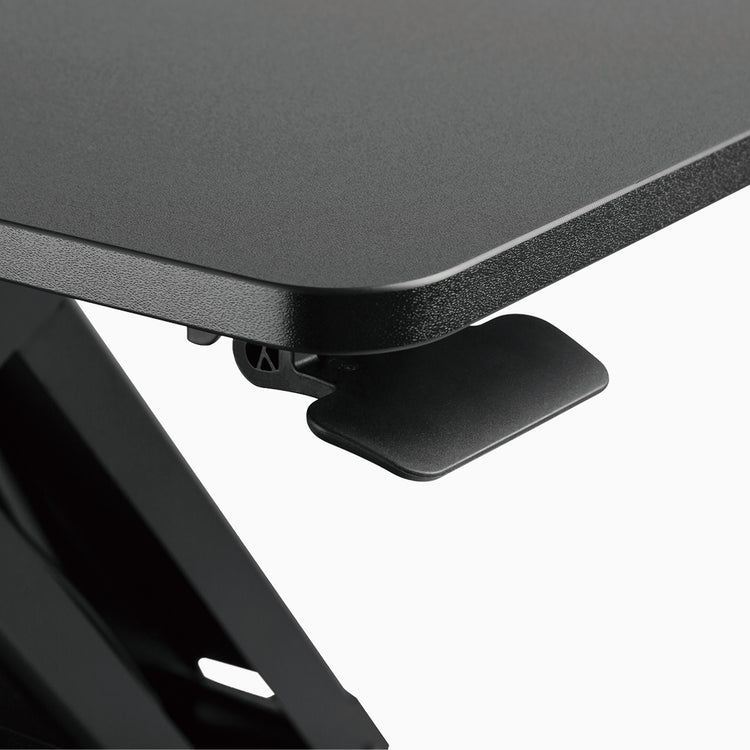 Manual lever compact standing desk converter