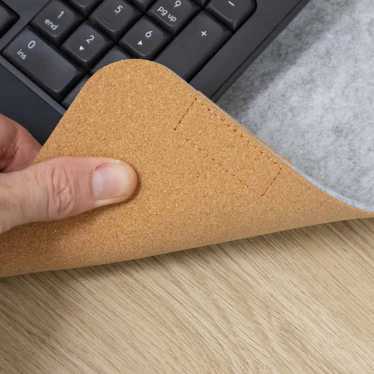 Desky Cork/Felt Desk Pad-Desky Canada