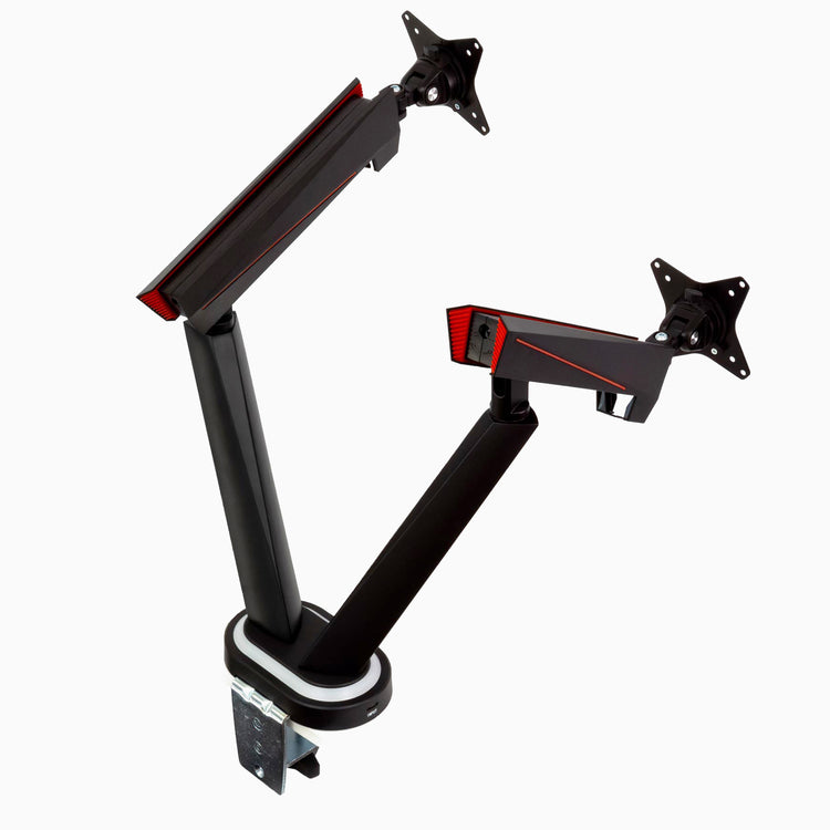 Desky Dual LED Gaming Monitor Arm-Desky Canada