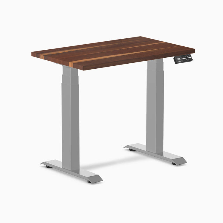 Bureau assis-debout Desky Dual Mini en bois dur