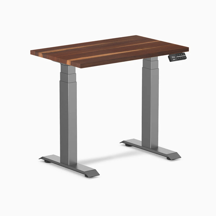 Bureau assis-debout Desky Dual Mini en bois dur