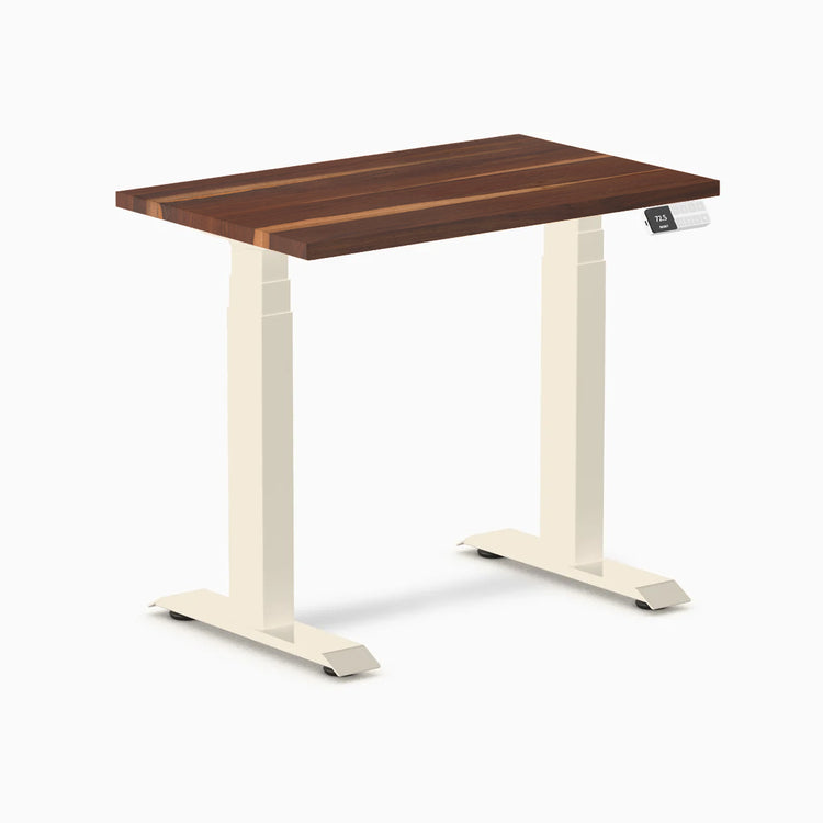 Bureau assis-debout Desky Dual Mini en bois dur