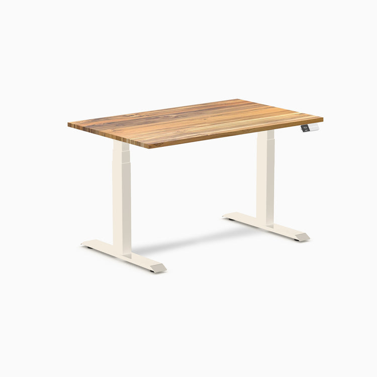 Desky Dual Hardwood Sit Stand Desk