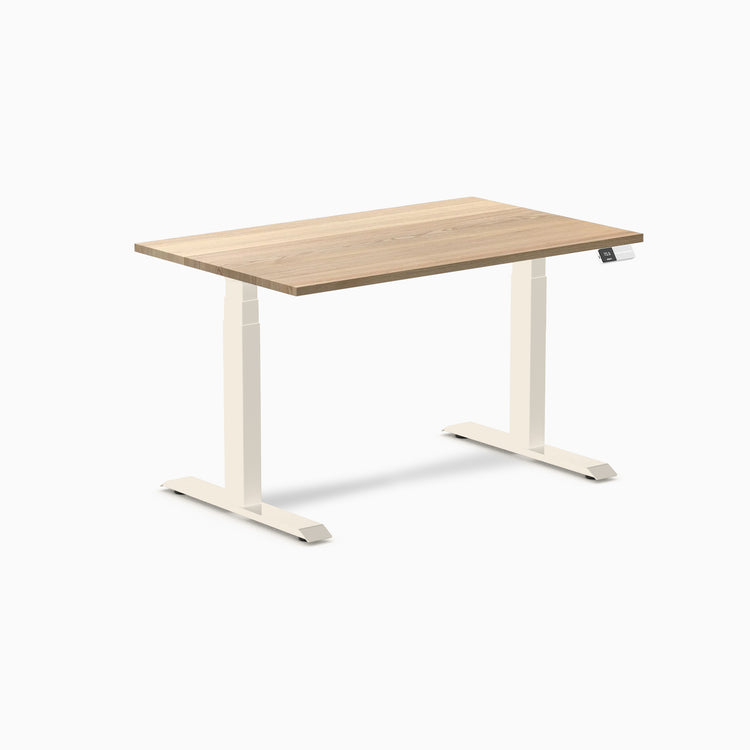 Desky Dual Hardwood Sit Stand Desk
