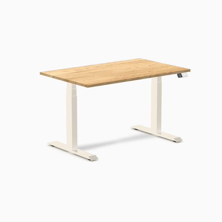 Desky Dual Hardwood Sit Stand Desk