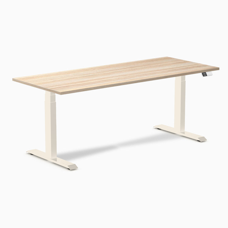 Desky Dual Laminate Sit Stand Desk