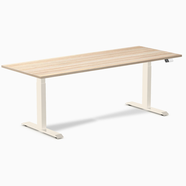 Desky Dual Laminate Sit Stand Desk