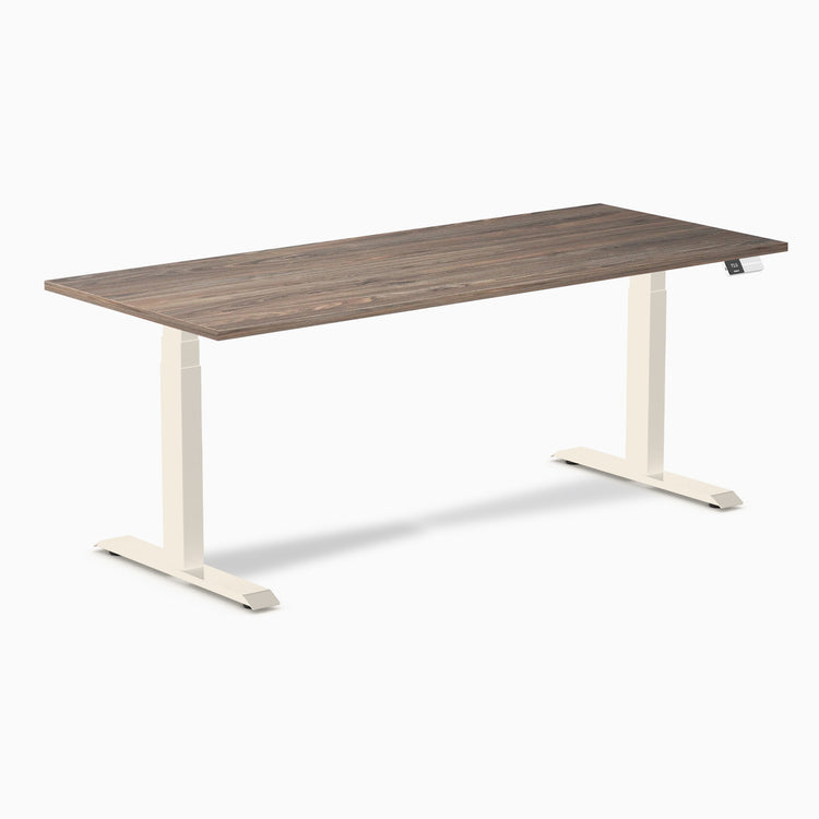 Desky Dual Laminate Sit Stand Desk
