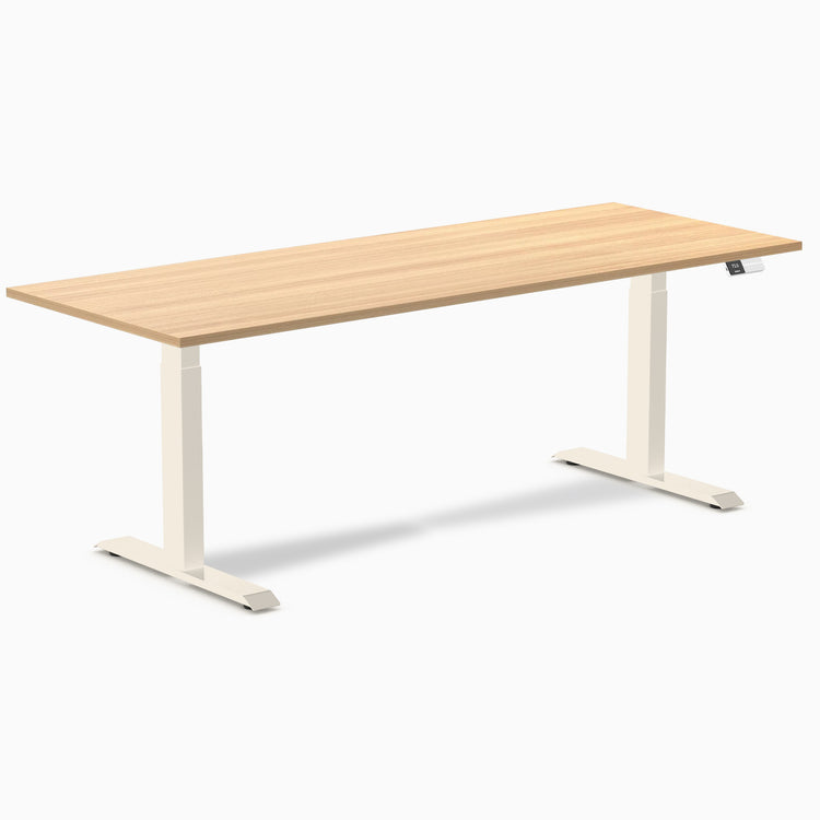 Desky Dual Laminate Sit Stand Desk
