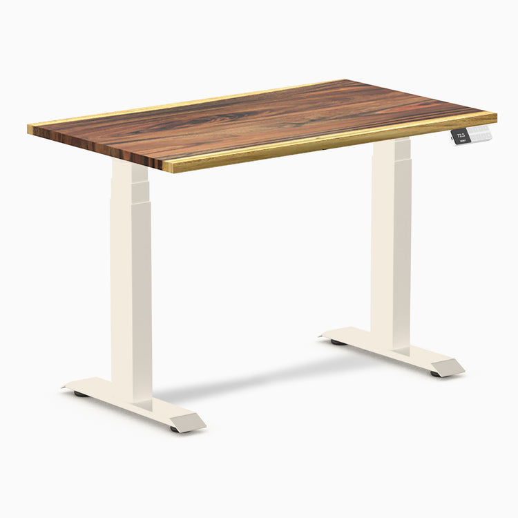 Desky Dual Mini Hardwood Sit Stand Desk