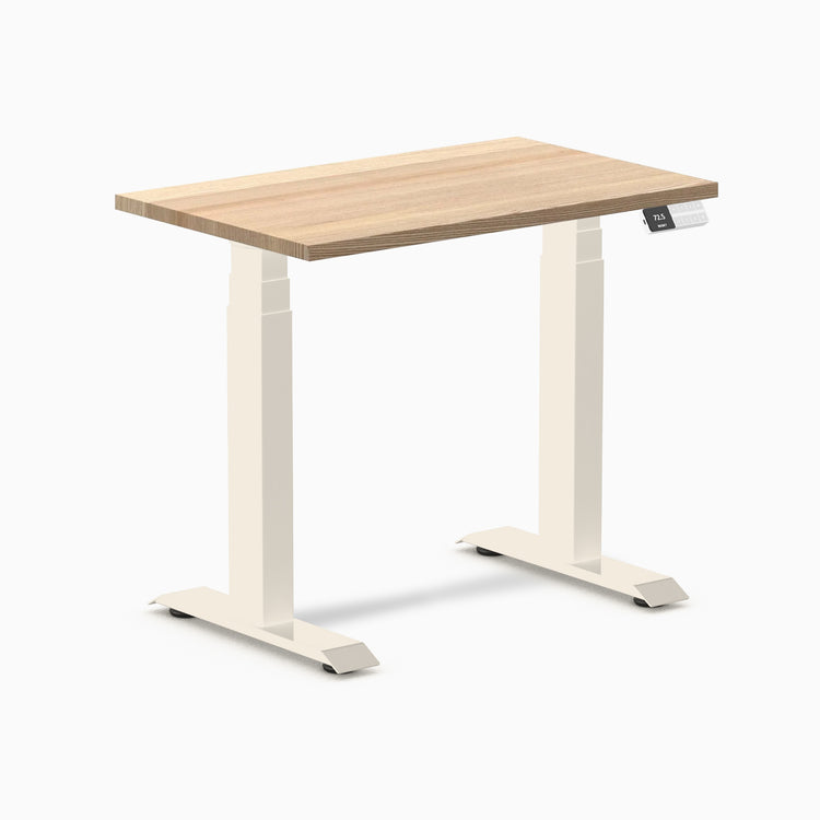Desky Dual Mini Hardwood Sit Stand Desk