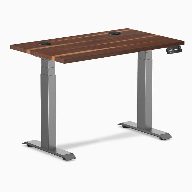 Bureau assis-debout Desky Dual Mini en bois dur