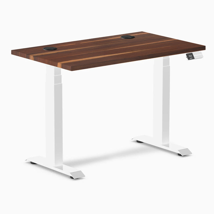 Bureau assis-debout Desky Dual Mini en bois dur