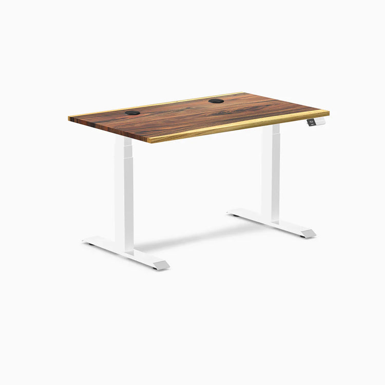 Desky Dual Hardwood Sit Stand Desk