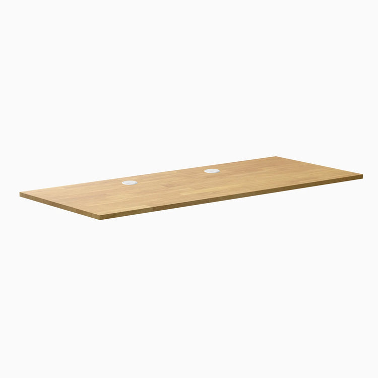 Surface de bureau en bois d'hévéa