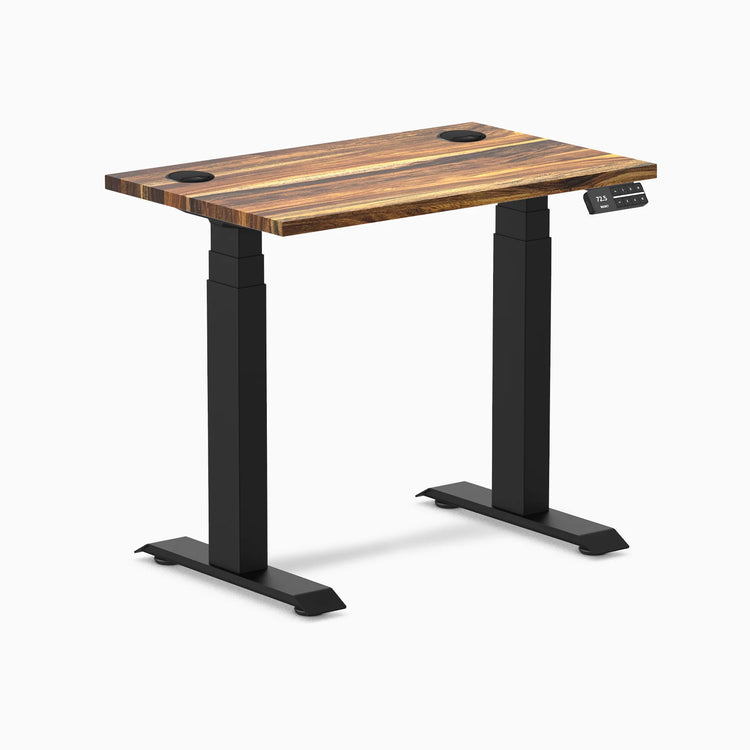 Desky Dual Mini Hardwood Sit Stand Desk