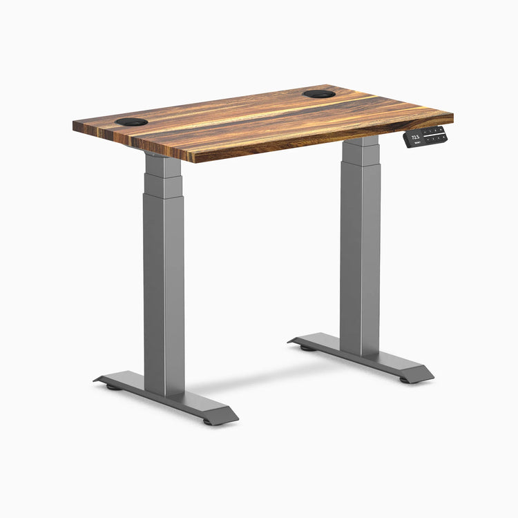 Desky Dual Mini Hardwood Sit Stand Desk