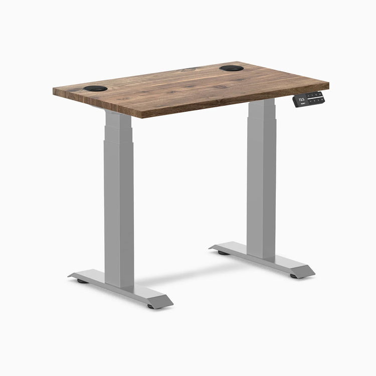 Desky Dual Mini Hardwood Sit Stand Desk
