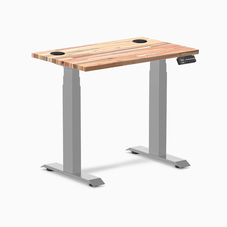 Bureau assis-debout Desky Dual Mini en bois tendre