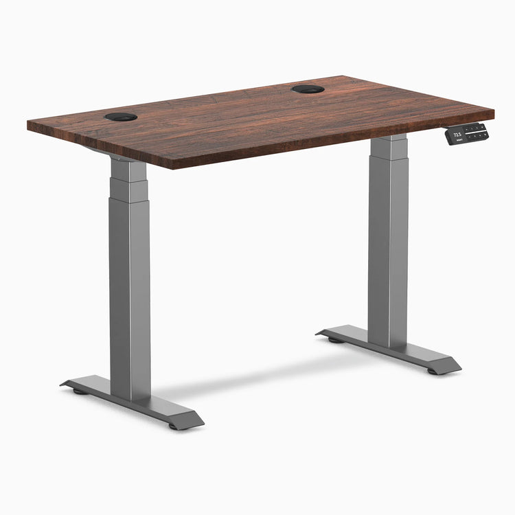 Bureau assis-debout Desky Dual Mini en bois tendre