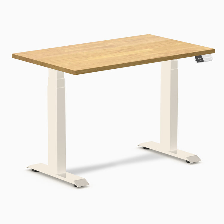 Desky Dual Mini Rubberwood Sit Stand Desk