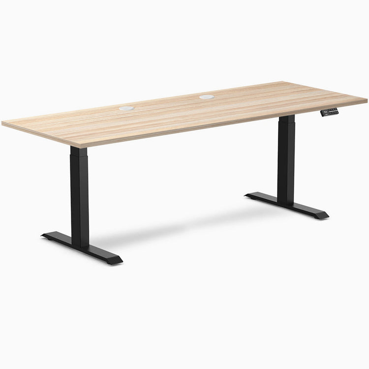 Desky Dual Laminate Sit Stand Desk