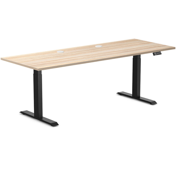 Bureau assis-debout double stratifié Desky