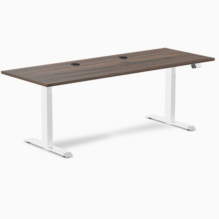 Desky Dual Laminate Sit Stand Desk