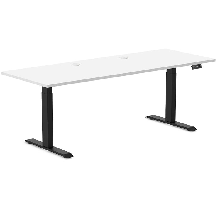 Bureau assis-debout double stratifié Desky