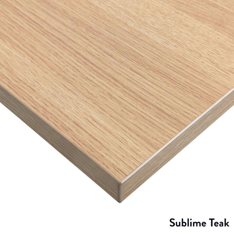 Sublime teak desktop corner