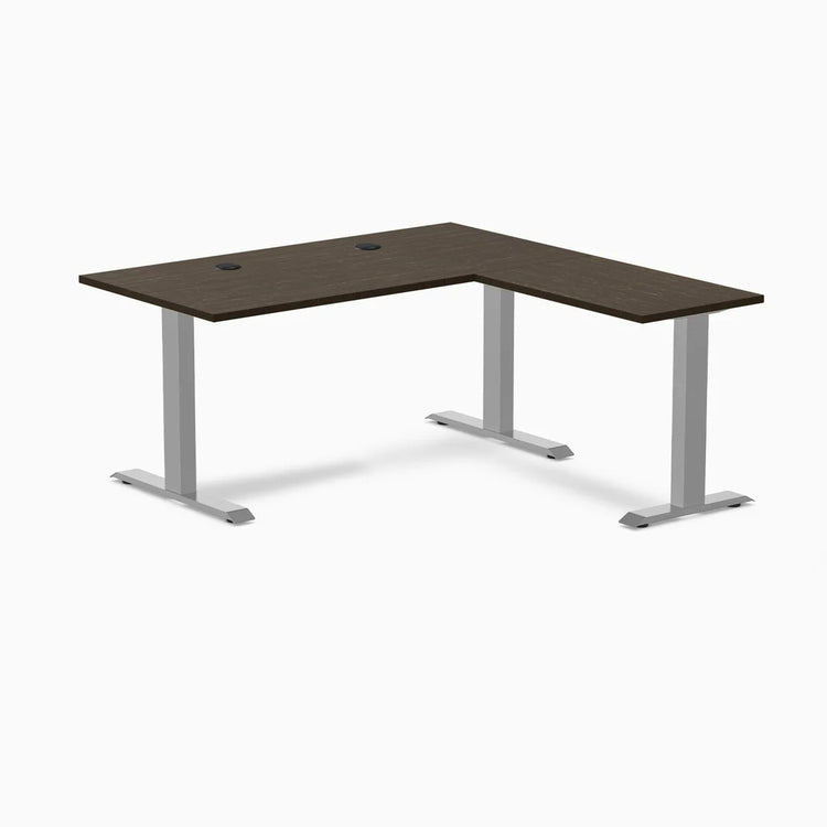 Desky Zero Bamboo L-Shape Office Desk