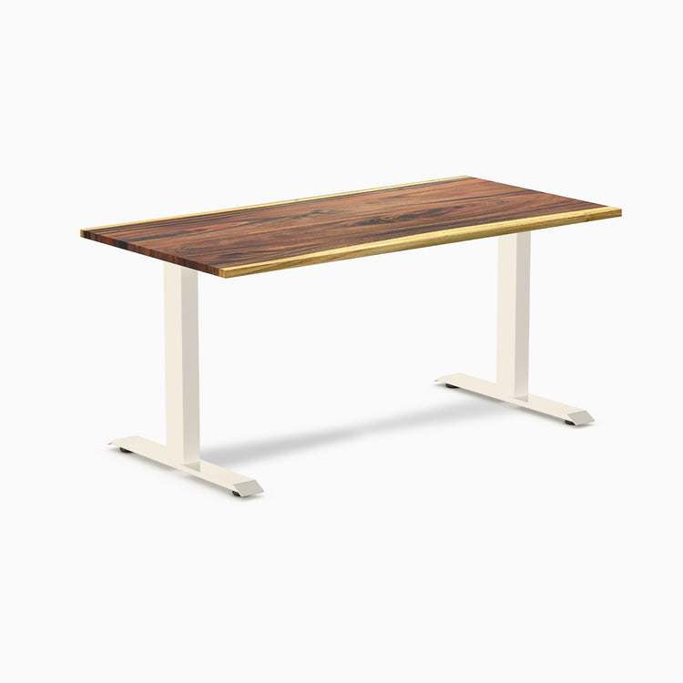 Bureau de bureau en bois dur Desky Zero