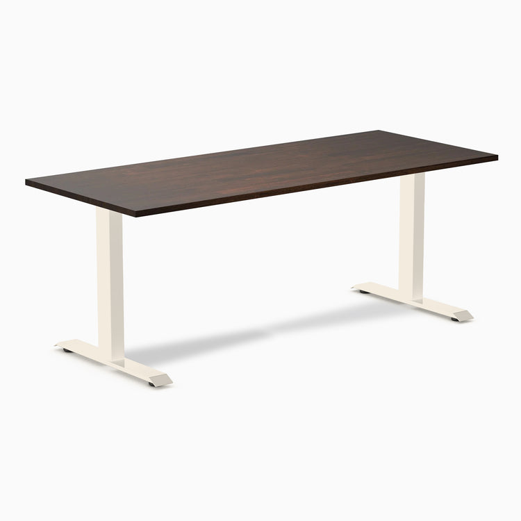 Bureau de bureau en bois d'hévéa Desky Zero