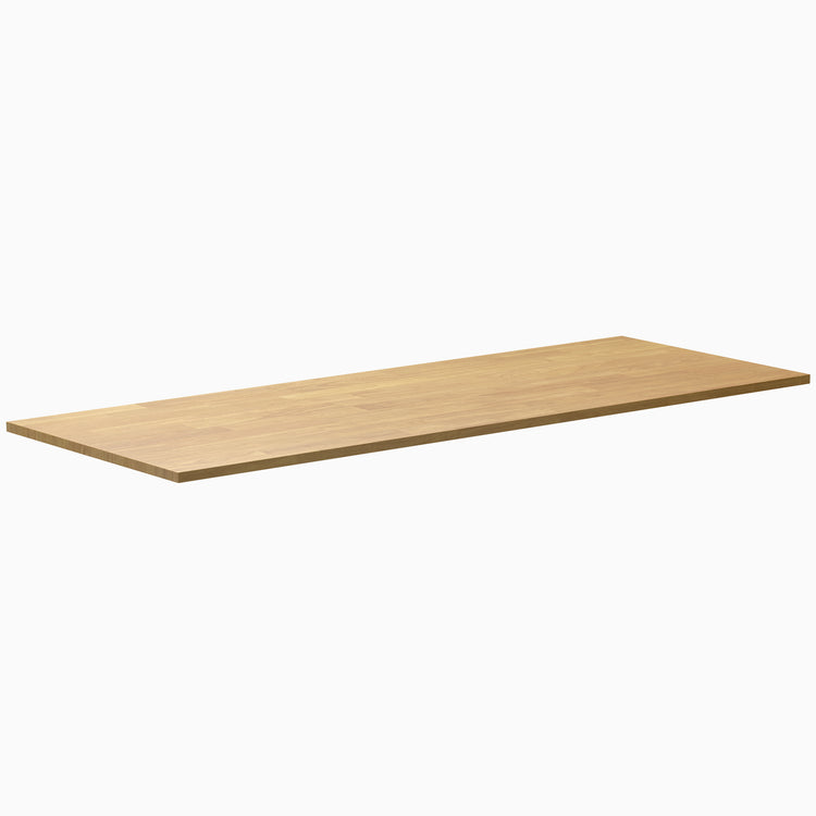 Desky Rubberwood Desk Tops- Light Oak -80" x 29.5" - Desky Canada