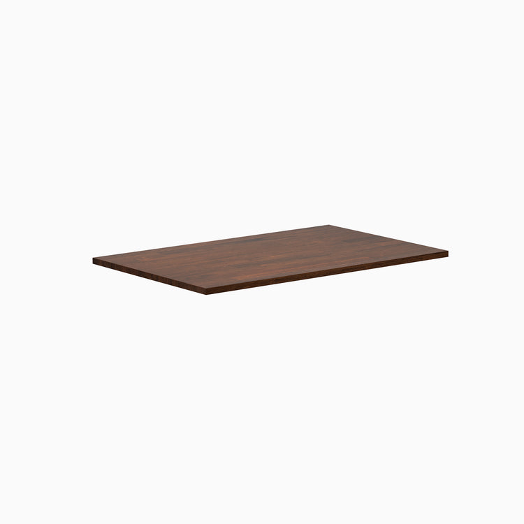 48" rubberwood red walnut desktop - desky canada