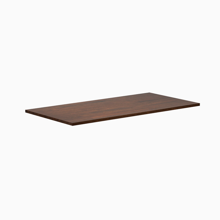 60" rubberwood red walnut desktop - desky canada