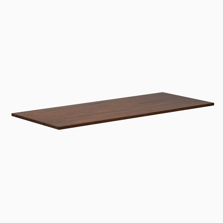 72" rubberwood red walnut desktop - desky canada