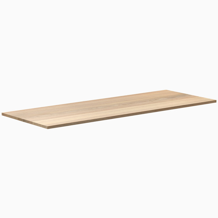 Desky Hardwood Desk Tops-White ash -80" x 30" - Desky Canada