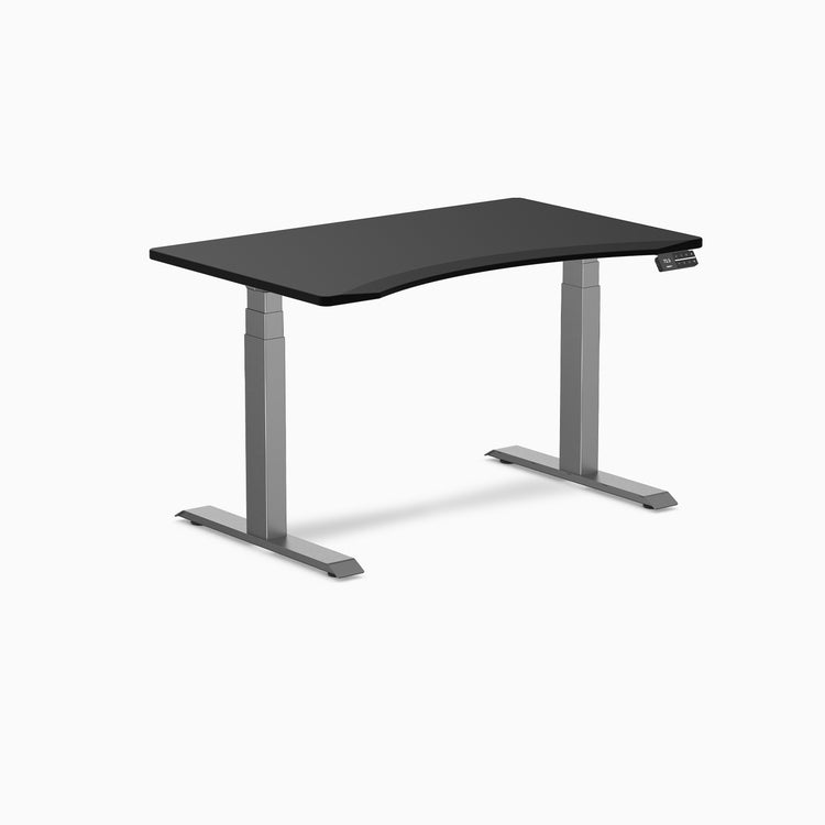 Dual ergo edge standing desk - Black - space grey 48"