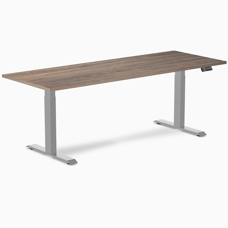 Desky Dual Laminate Sit Stand Desk