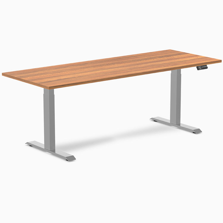 Desky Dual Laminate Sit Stand Desk