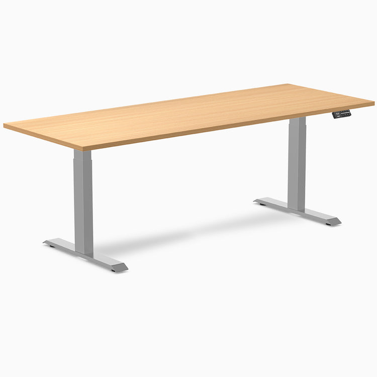 Desky Dual Laminate Sit Stand Desk