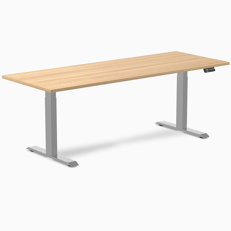 Desky Dual Laminate Sit Stand Desk