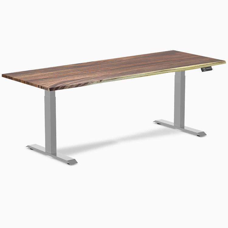 Desky Dual Hardwood Sit Stand Desk