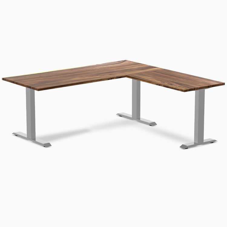 Desky Zero Hardwood L-Shape Office Desk-Desky Canada