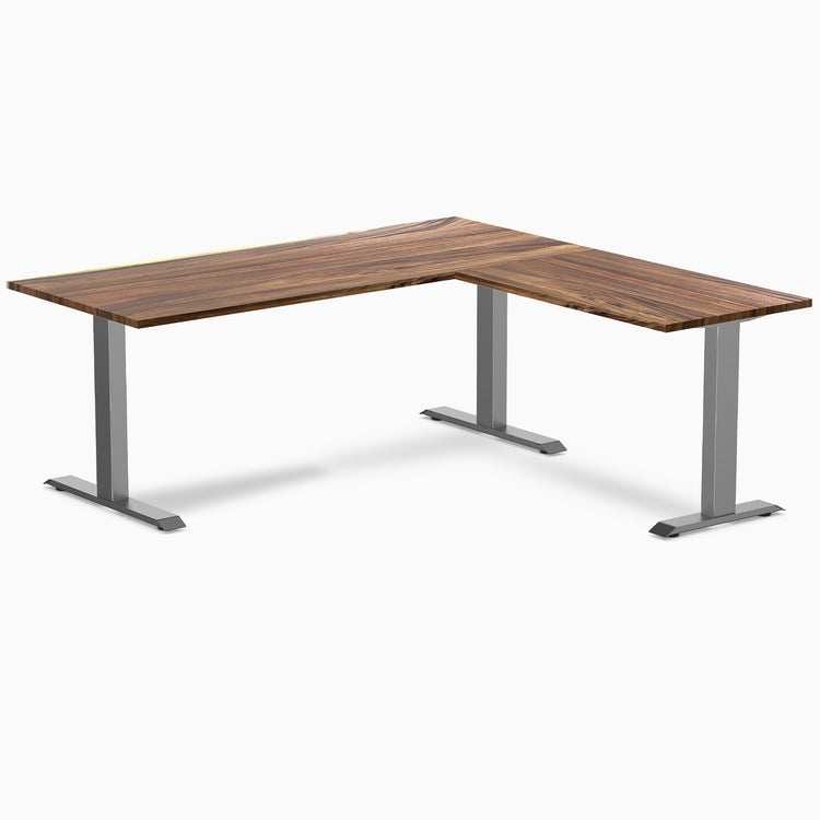 Desky Zero Hardwood L-Shape Office Desk-Desky Canada