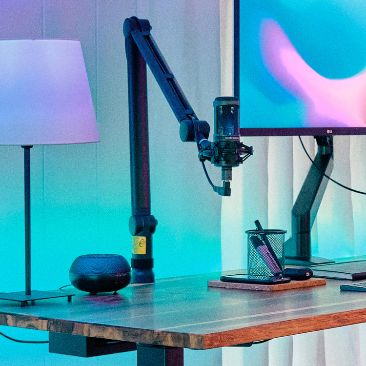 Desky Adjustable Microphone Boom Arm- - Desky Canada