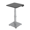 single motor electric standing pedestal desk