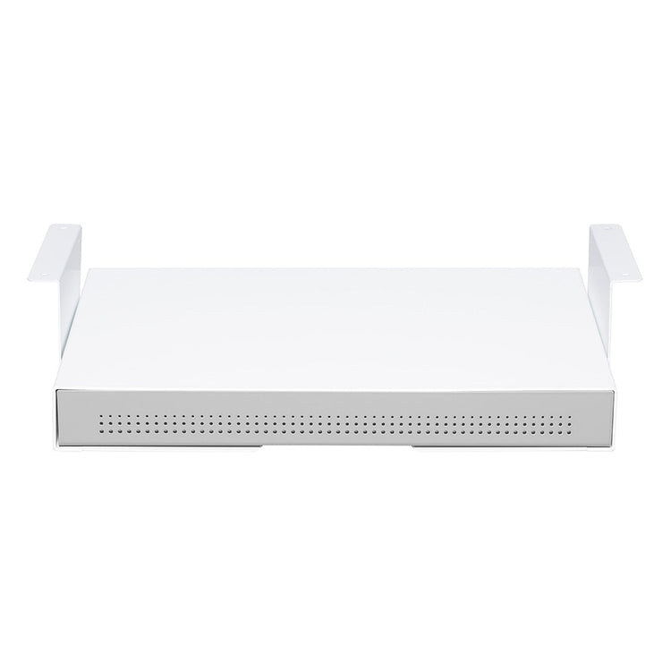 Desky Ultra Slim Under Desk Drawer-Book Gap-White - Desky Canada